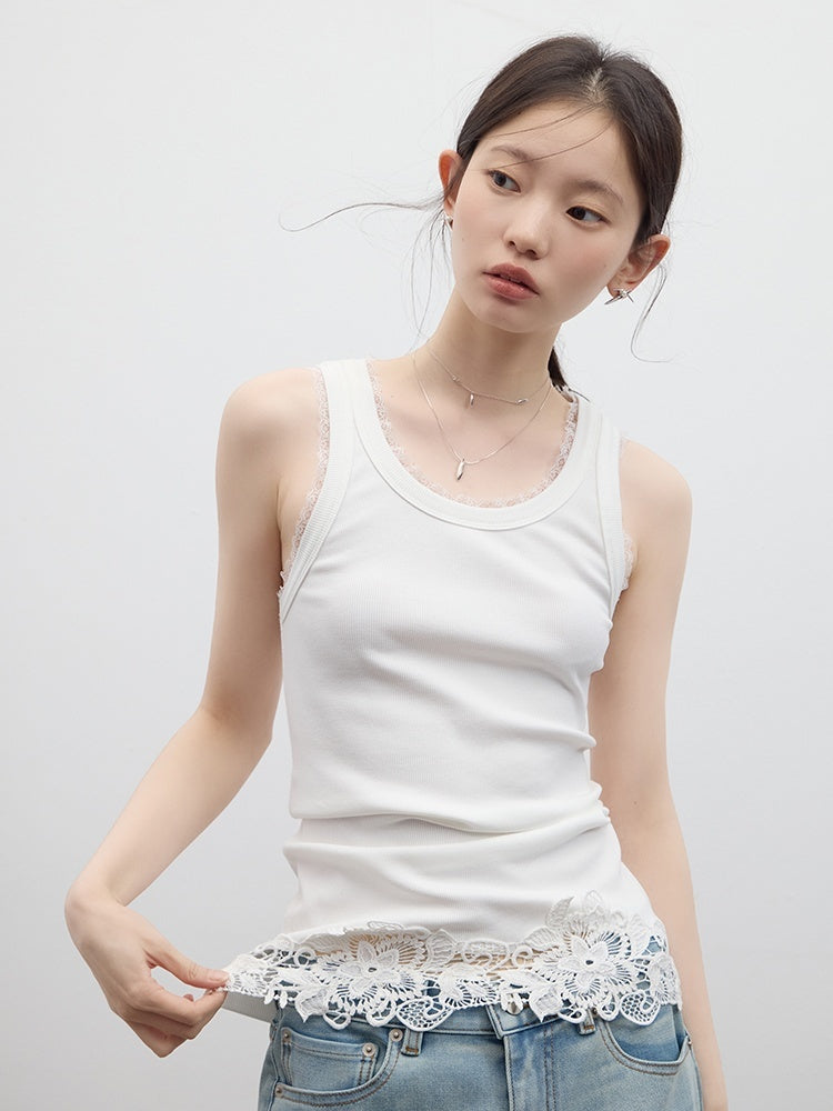 FUSSED_Girly_Rope_Embroidery_Hollow_Lace_Slim_Women&