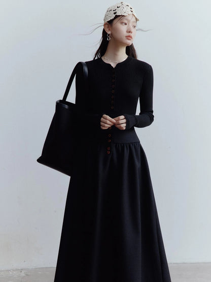 Hand Knitted Snowflake Beanie In Almond Cream