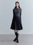 FUSSED_Hand_Pleated_Preppy_Asymmetric_A_Line_Women_Campus_High_Waist_Gray_Midi_Skirt_MISSTT