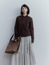 FUSSED_Hazelnut_Brown_Cable_Twist_Embossed_Texture_Women&