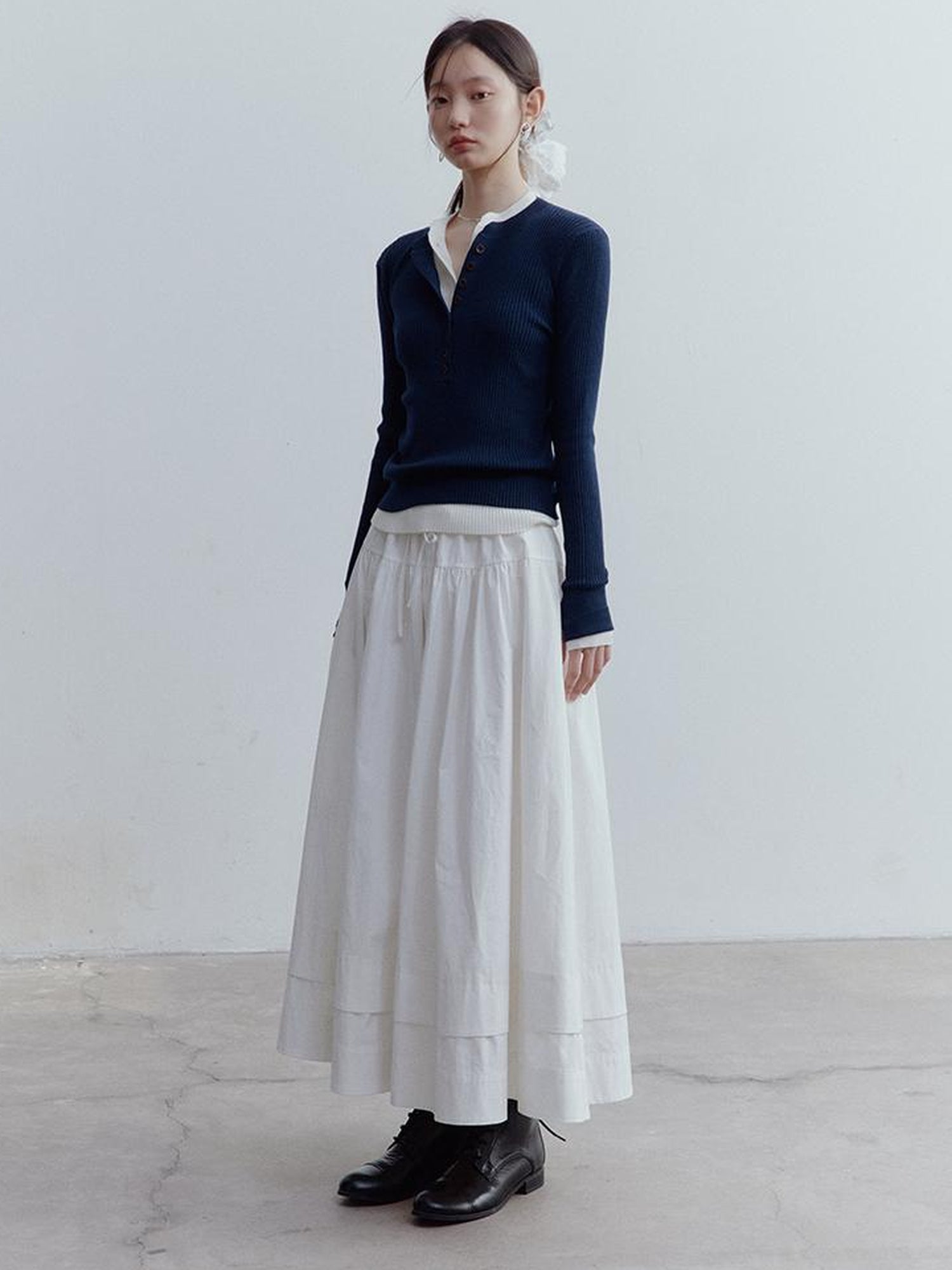 FUSSED Henry Neck Wool Knit Base Layer 6 Classic Colors