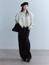 FUSSED_High_Waist_Straight_Leg_Office_Commuter_Women_Moss_Green_And_Black_Pants_MISSTT