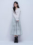 FUSSED Hollow Out Layered Look Bamboo Fiber Women&