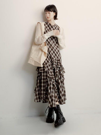 FUSSED Lace Jacquard Flat Knit Cream Bridal Runaway Cardigan