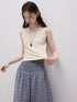 FUSSED_Lace_Trim_Mock_Neck_Side_Bust_Concealing_Slim_Cropped_Women&