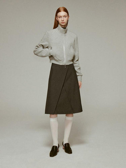 FUSSED Layered A Line Tailored Minimalist Women&