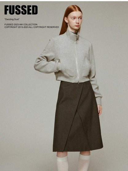 FUSSED Layered A Line Tailored Minimalist Women&