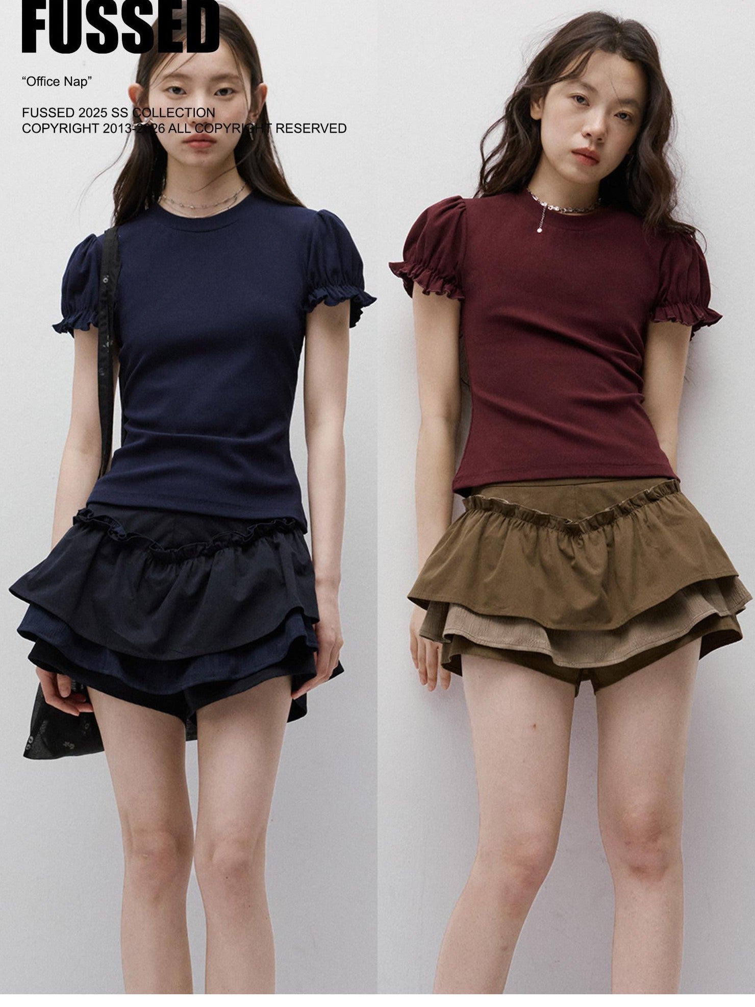FUSSED Layered Puffed Patchwork 3d Embellished A Line Women&