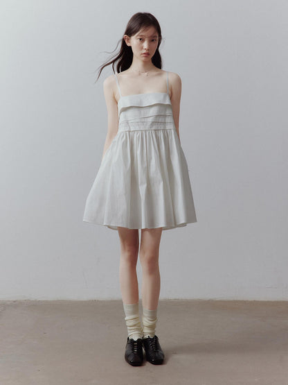 FUSSED Layered Splice Irregular Accordion Pleat Women&