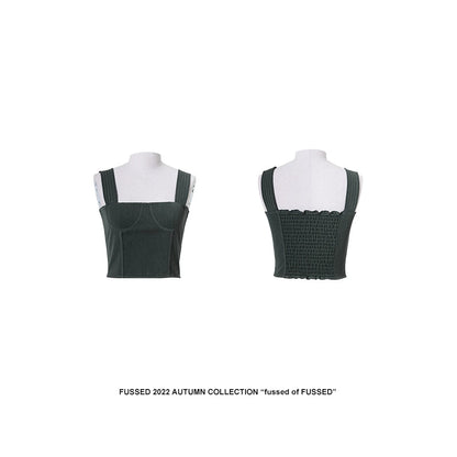 FUSSED_Linear_Retro_Top_With_Contrast_Stitching_In_Caviar_Grey_MISSTT