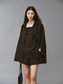 FUSSED_Linen_Texture_Shell_Buttons_Polo_Collar_Women&