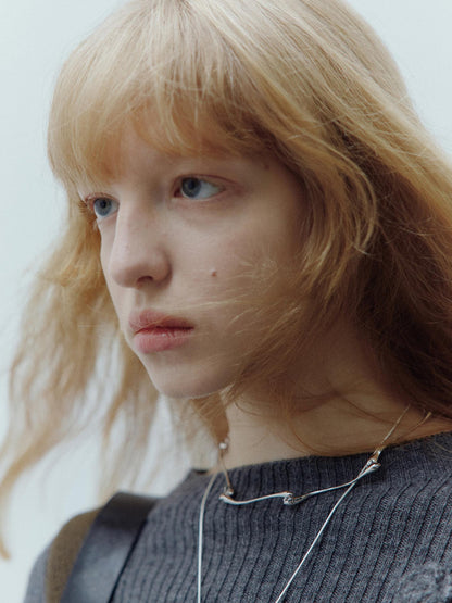 FUSSED Manta Deconstructed A Line Dress With Layered Mesh