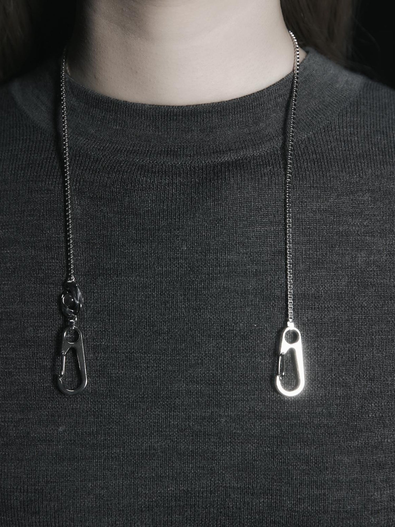 FUSSED Metal Tadpole &amp; Bullet Necklace