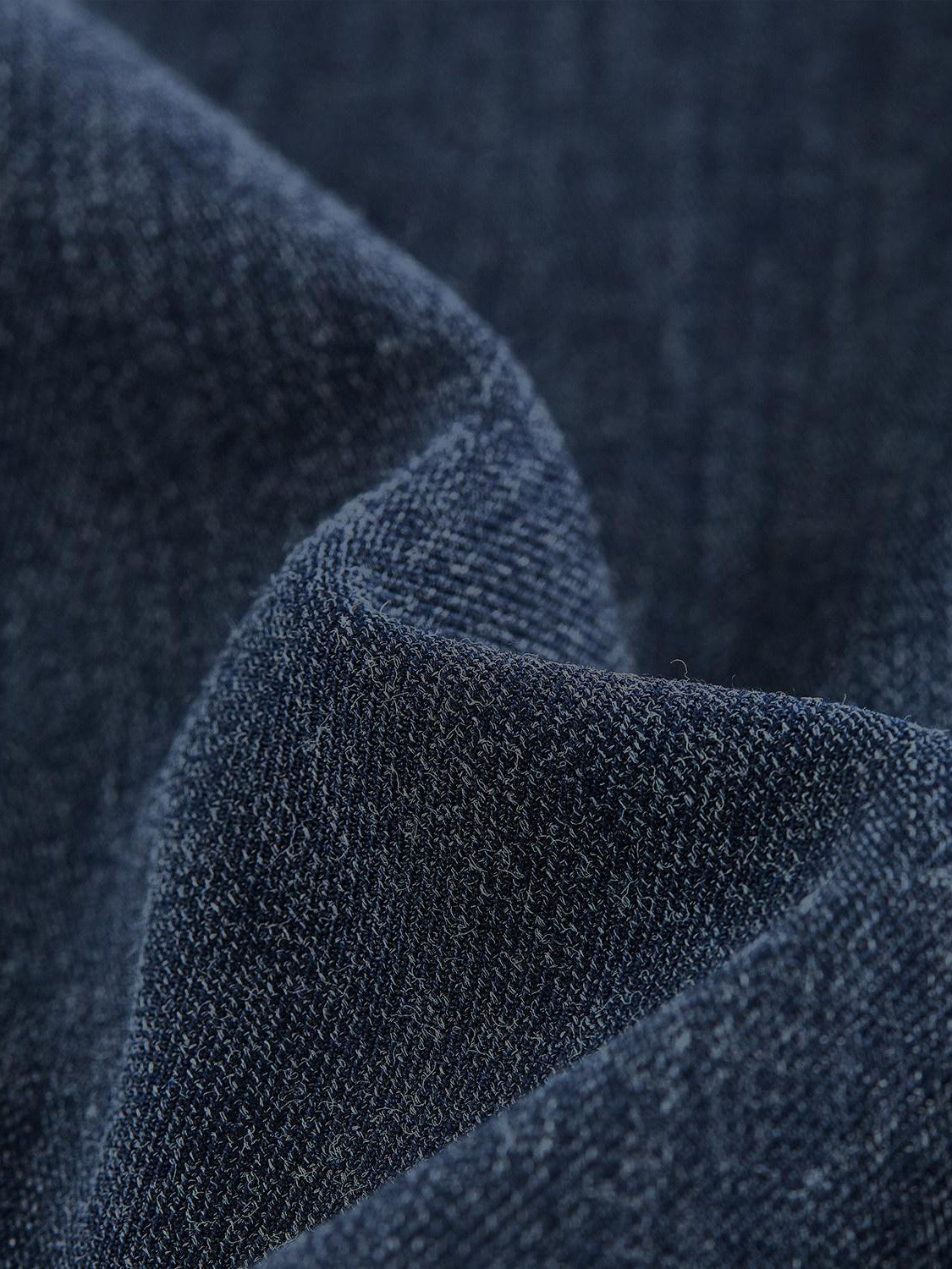 FUSSED Midnight Blue Deconstructed Lapel Utility Women&