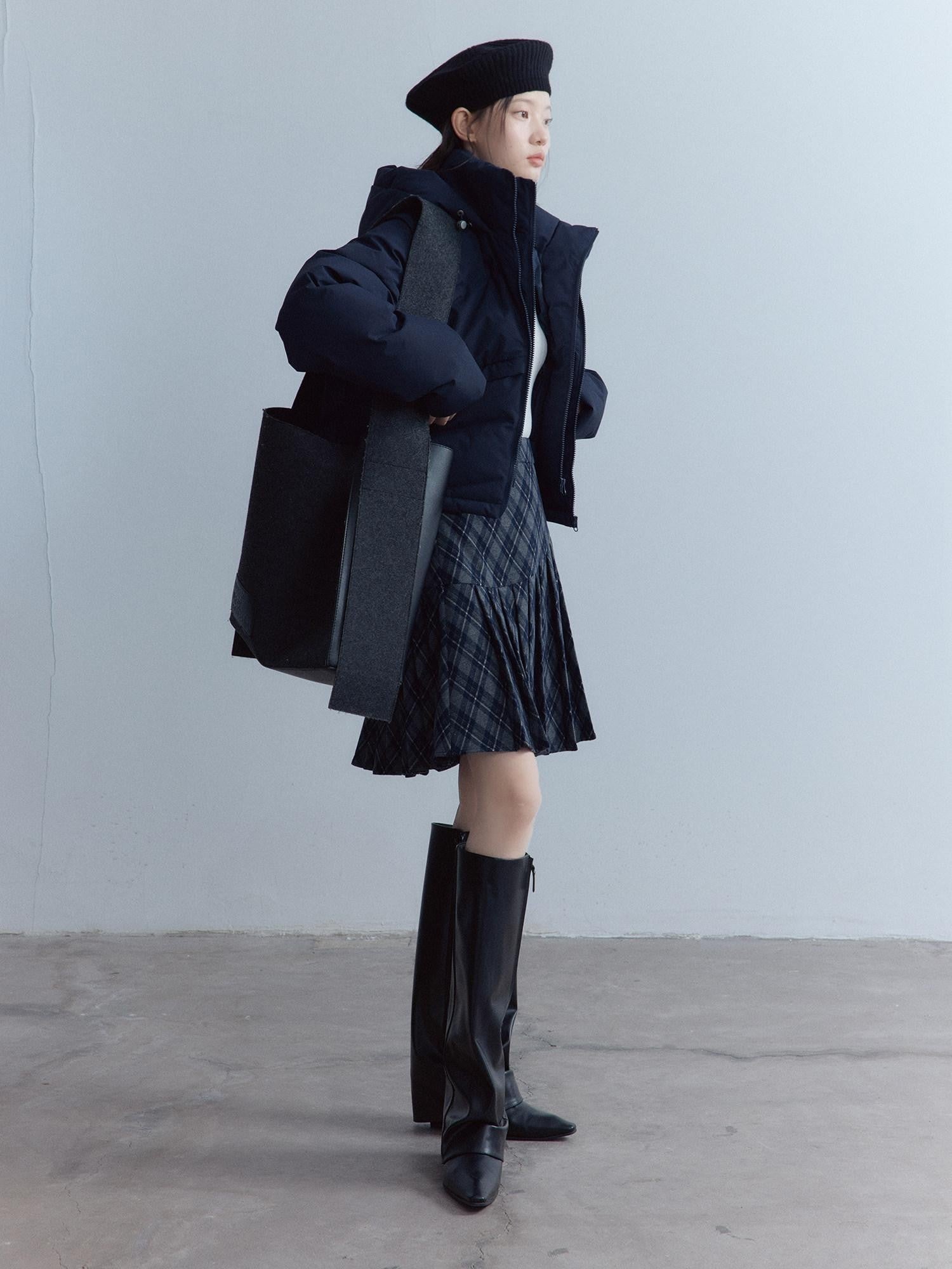 FUSSED Midnight Blue Faux Two Piece Three Proof Women&