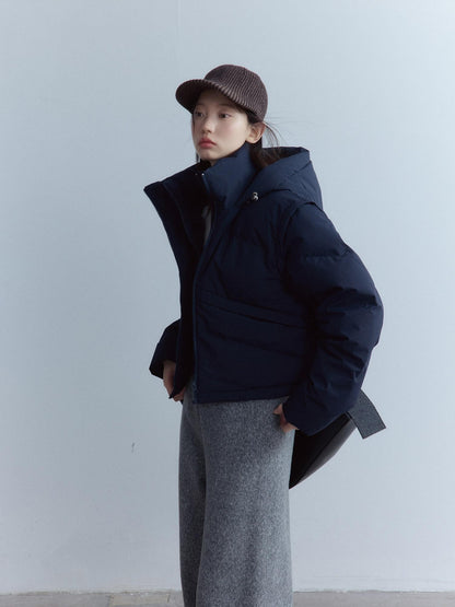 FUSSED Midnight Blue Faux Two Piece Three Proof Women&