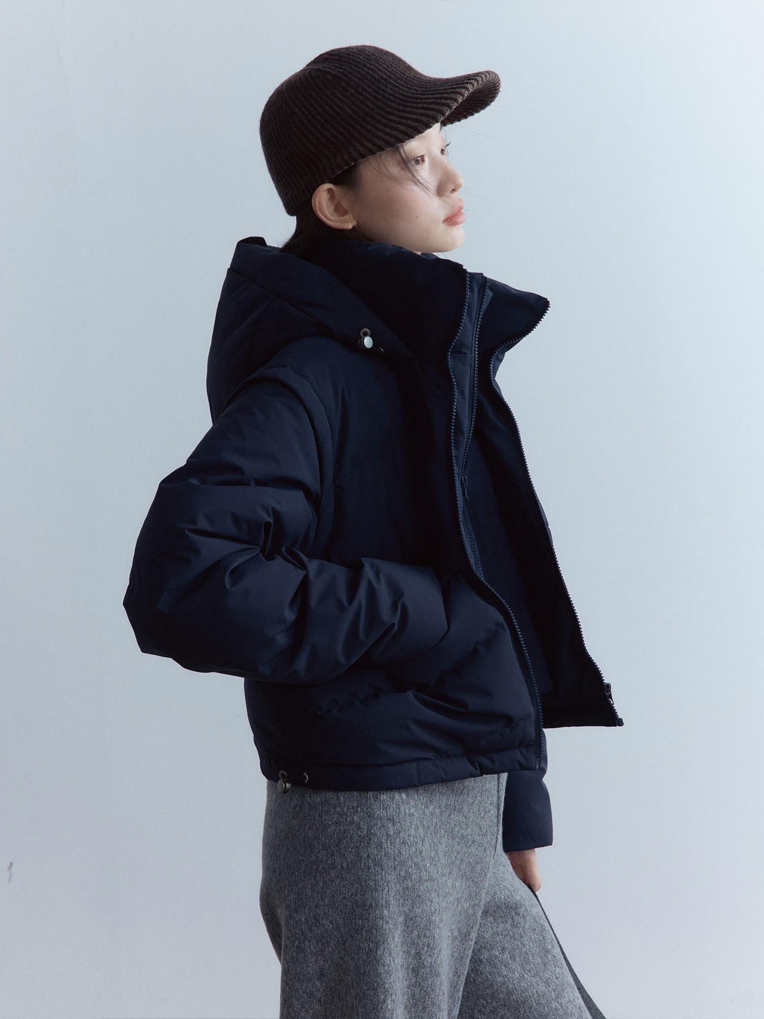 FUSSED Midnight Blue Faux Two Piece Three Proof Women&