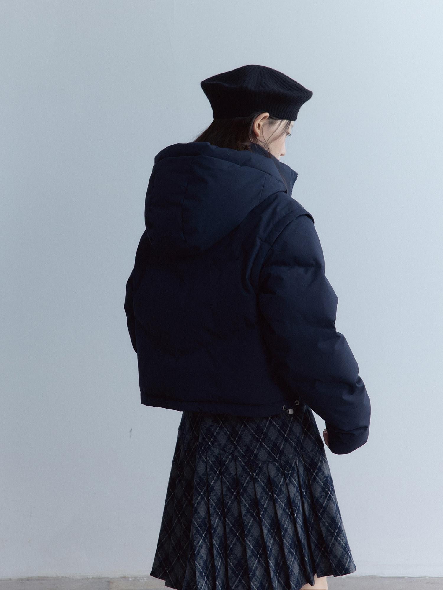 FUSSED Midnight Blue Faux Two Piece Three Proof Women&