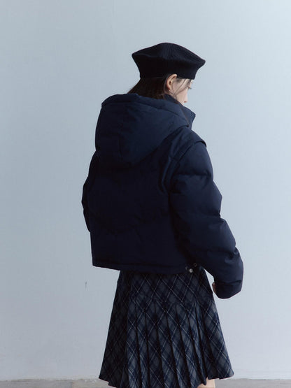 FUSSED Midnight Blue Faux Two Piece Three Proof Women&