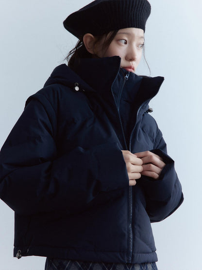 FUSSED Midnight Blue Faux Two Piece Three Proof Women&