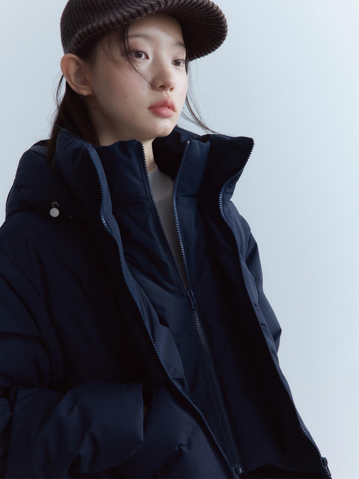 FUSSED Midnight Blue Faux Two Piece Three Proof Women&