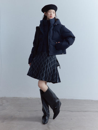 FUSSED Midnight Blue Faux Two Piece Three Proof Women&