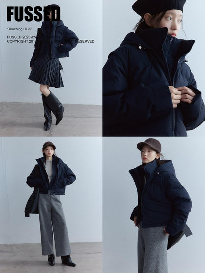FUSSED Midnight Blue Faux Two Piece Three Proof Women&