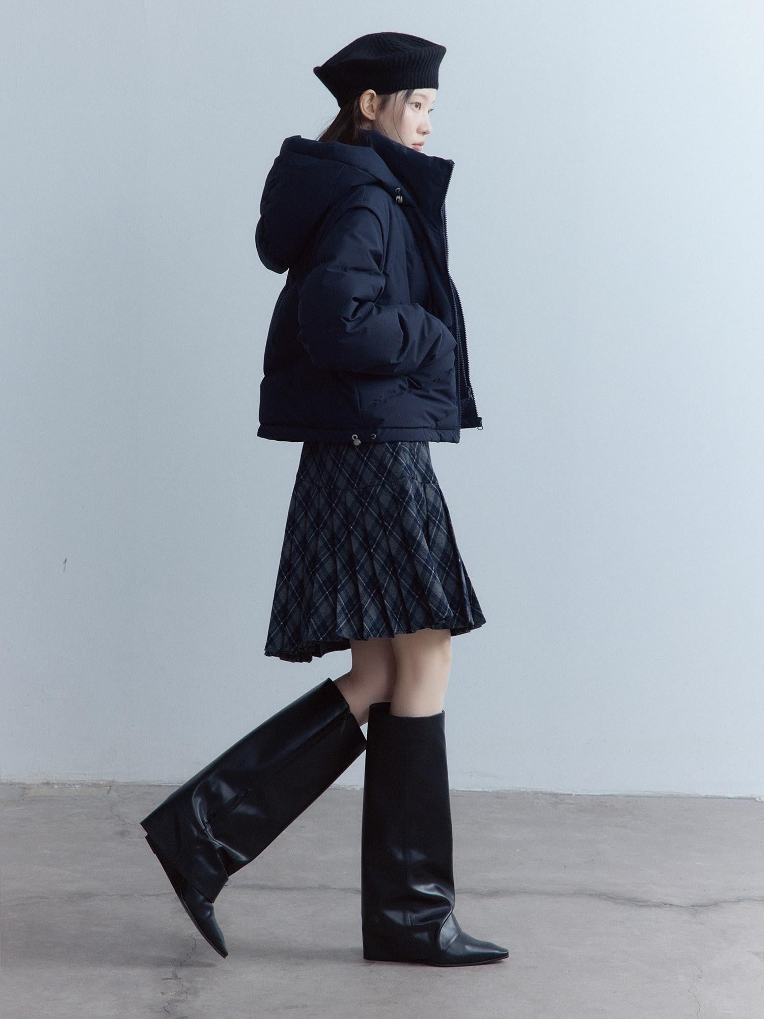 FUSSED Midnight Blue Faux Two Piece Three Proof Women&
