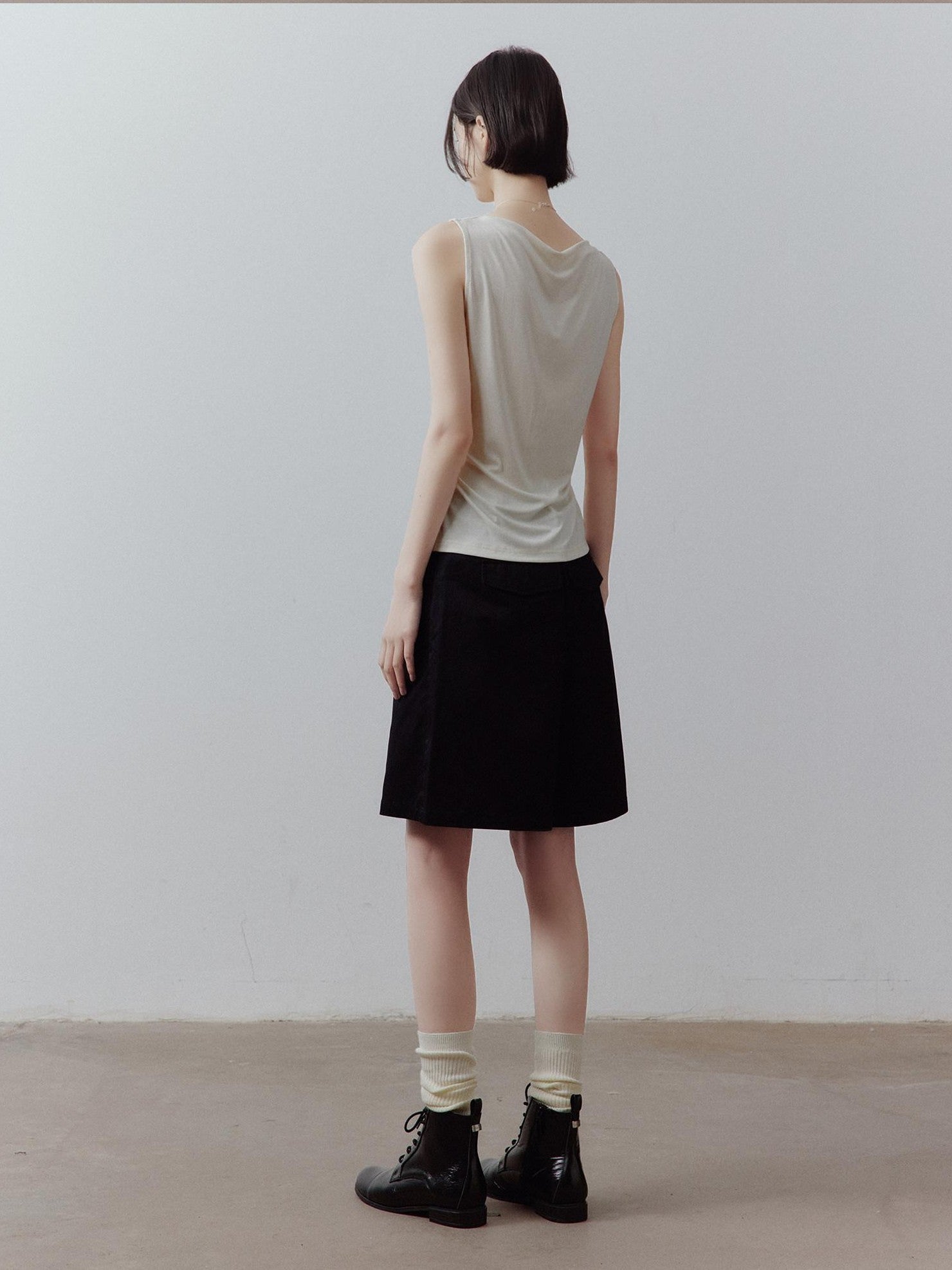 FUSSED Midnight Blue Heavy Deconstructed Patchwork Women&
