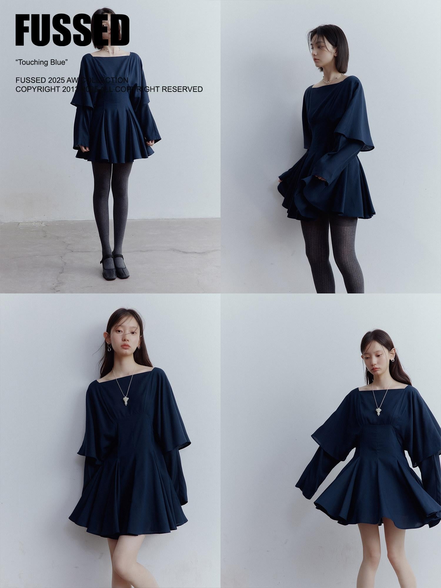FUSSED Midnight Butterfly Deconstructed Patchwork Women&