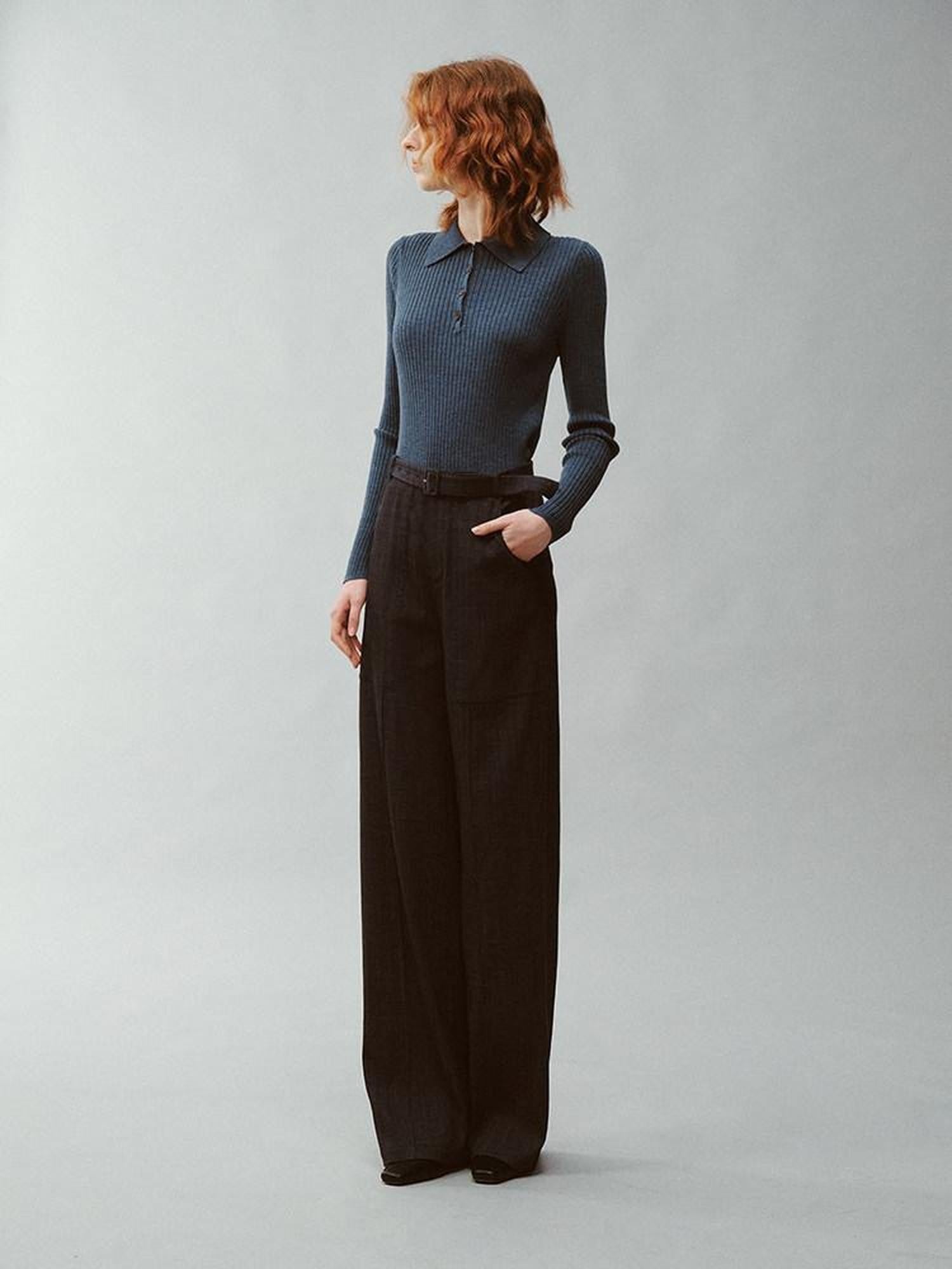 FUSSED Midnight Mist Relaxed Elongated Panel Women&
