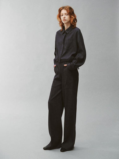 FUSSED Midnight Mist Relaxed Elongated Panel Women&