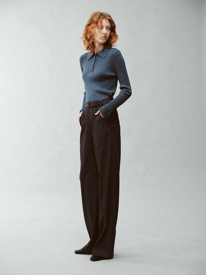 FUSSED Midnight Mist Relaxed Elongated Panel Women&