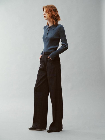 FUSSED Midnight Mist Relaxed Elongated Panel Women&