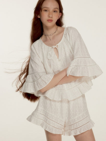 FUSSED_Mist_White_Floral_Embossed_Cutout_Women&