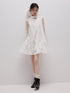 FUSSED_Mist_White_Layered_3d_Ribbon_Tie_A_Line_Women&