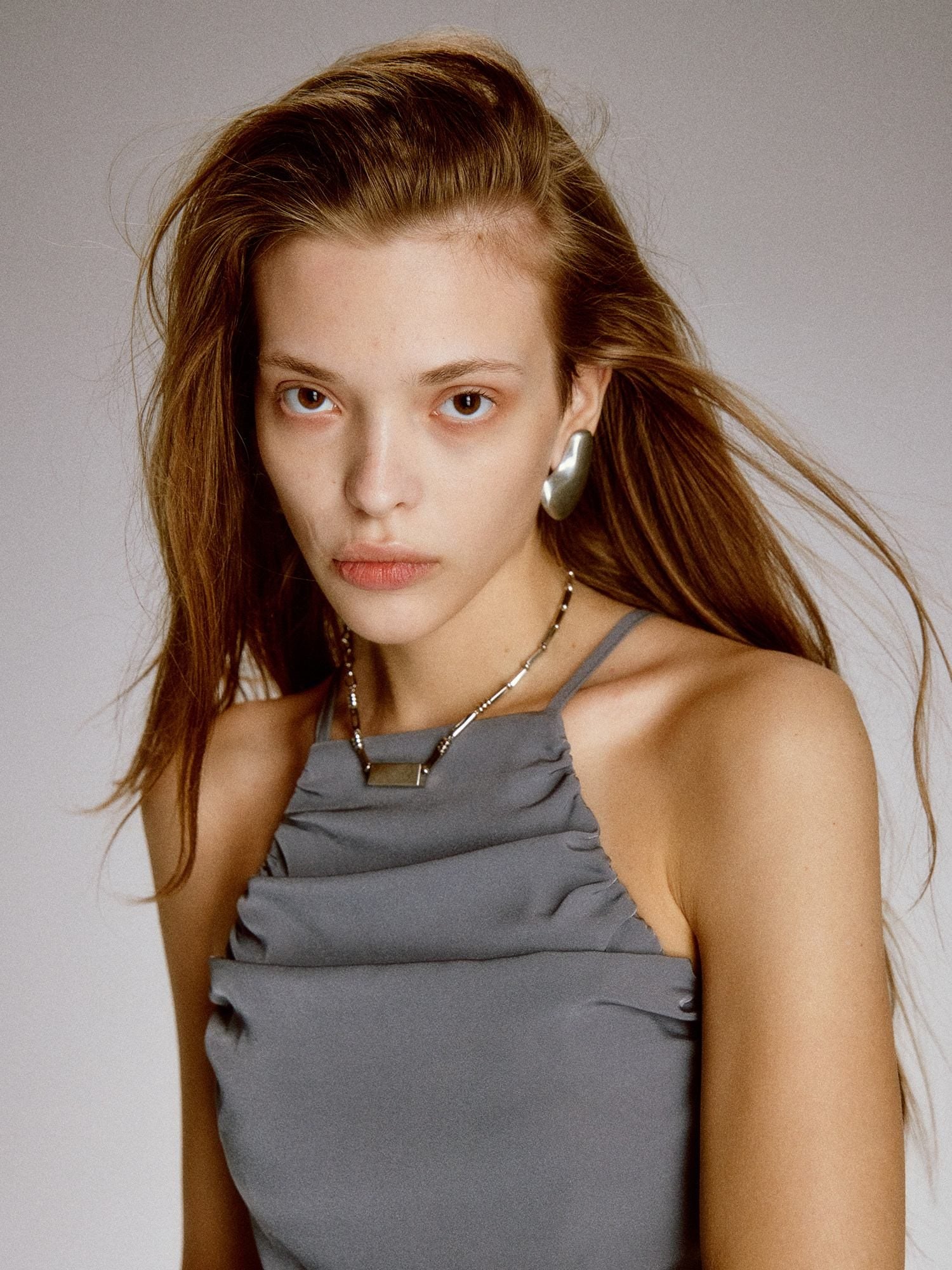 FUSSED_Misty_Blue_Pleated_Ruched_Sexy_Women&