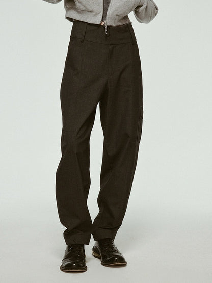 FUSSED_Moon_Mist_Gray_Androgynous_Cocoon_Shape_Women&