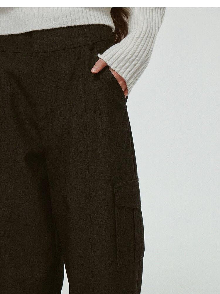 FUSSED Moon Mist Gray Androgynous Cocoon Shape Women&