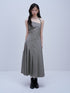 FUSSED_Moss_Green_Asymmetrical_Crinkled_Pleats_Women&