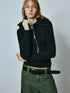 FUSSED_Navy_Slim_Fit_Vest_And_Zipper_Cardigan_Women&