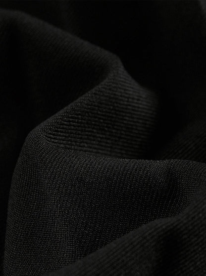 FUSSED Origami Raised Pleats Panelled Mixed Fabric Women&