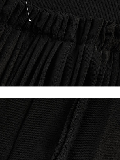 FUSSED Origami Raised Pleats Panelled Mixed Fabric Women&