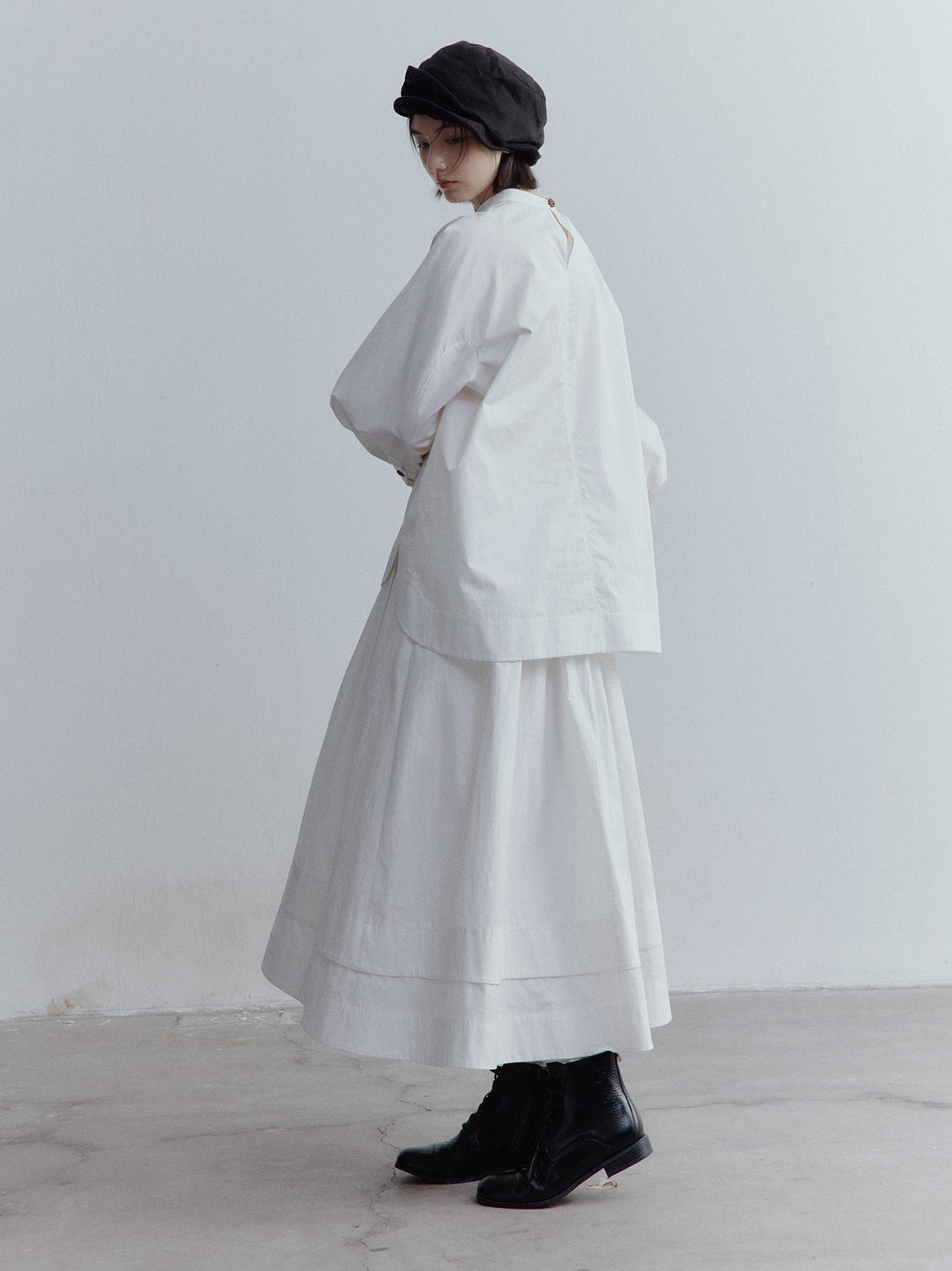 FUSSED Oversized Cut Out Sleeve Cotton Shirt