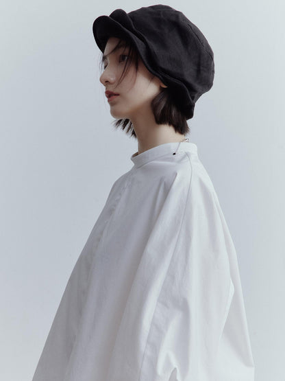 FUSSED Oversized Cut Out Sleeve Cotton Shirt