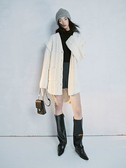 FUSSED_Oversized_Lambswool_Wool_Blend_Cable_Knit_Cardigan_Coat_MISSTT