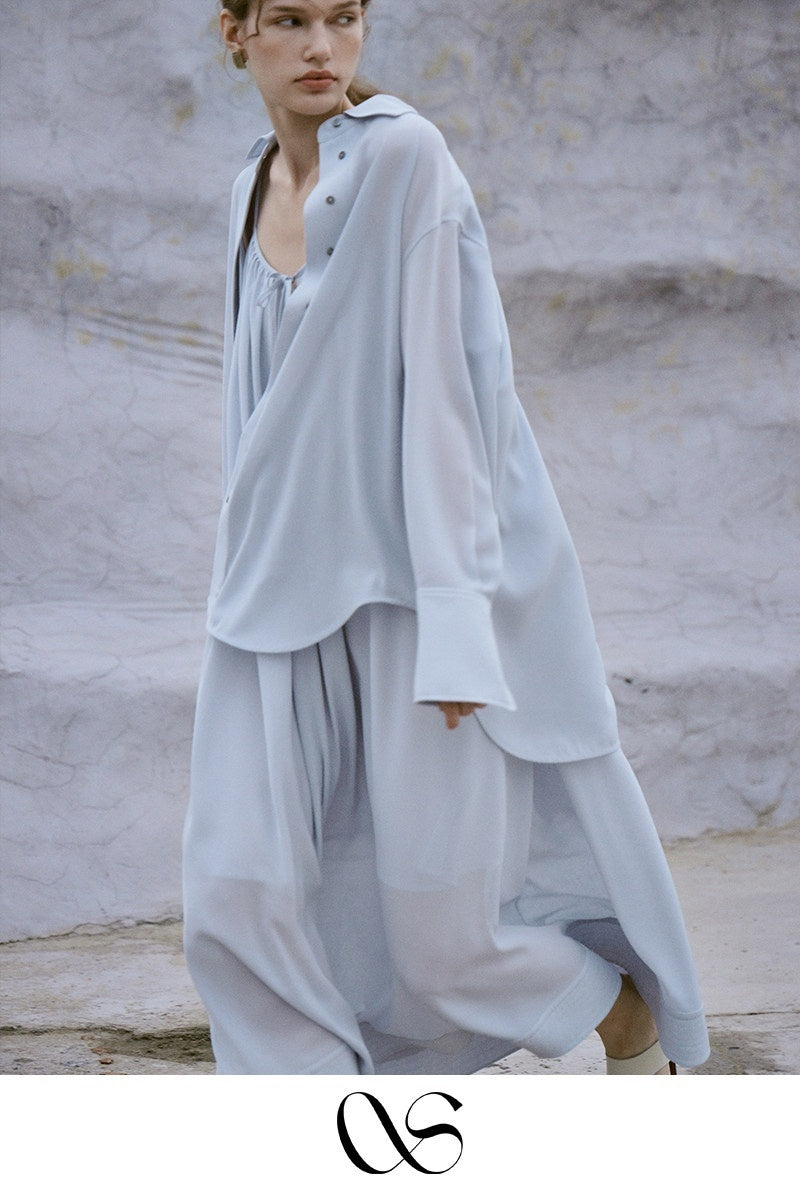 FUSSED_Oversized_Sun_Protective_Turn_Down_Collar_Women&