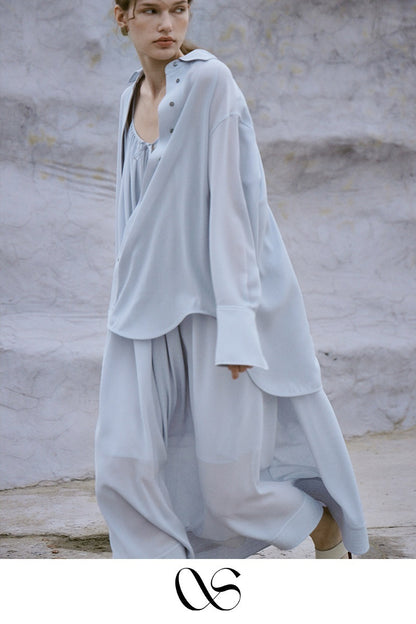 FUSSED_Oversized_Sun_Protective_Turn_Down_Collar_Women&