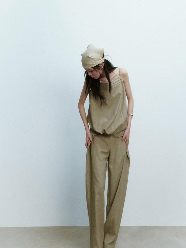 FUSSED Pine Green Layered Splice Deconstructed Women&