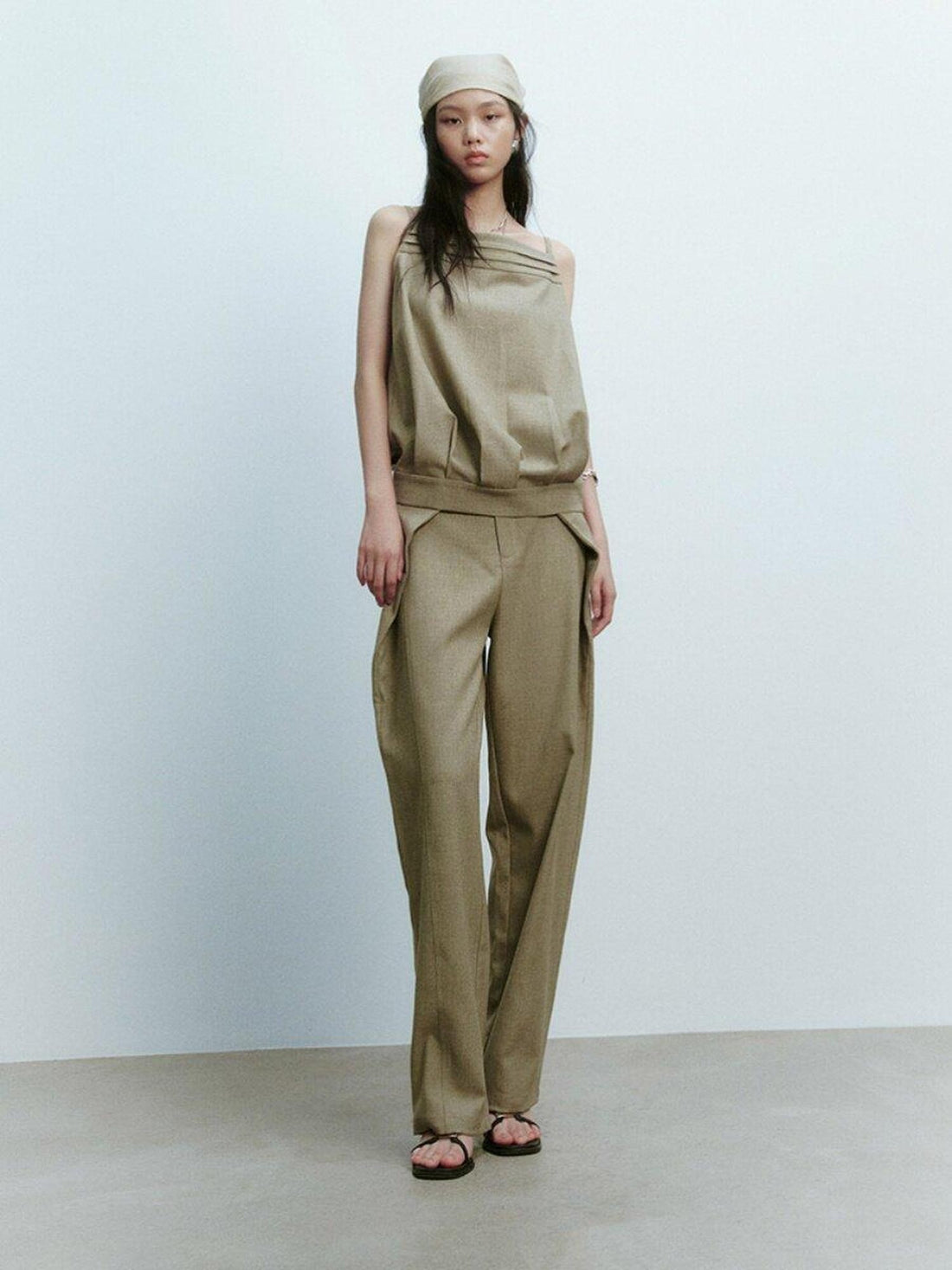 FUSSED Pine Green Street Luxury Deconstructed Cocoon Women&